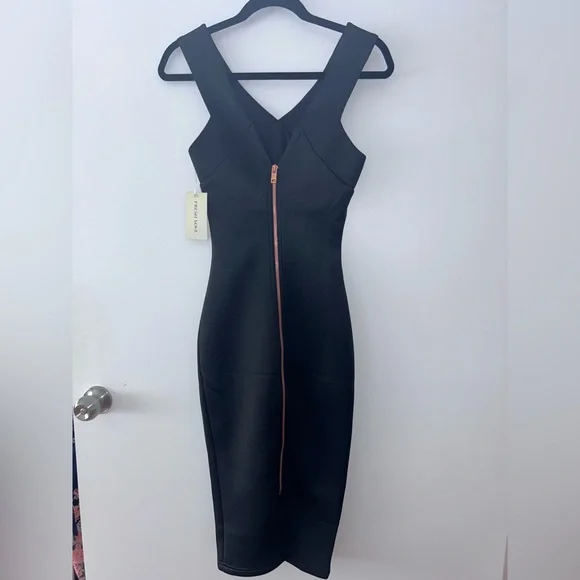 Fresh soul black midi dress - Picture 2 of 2